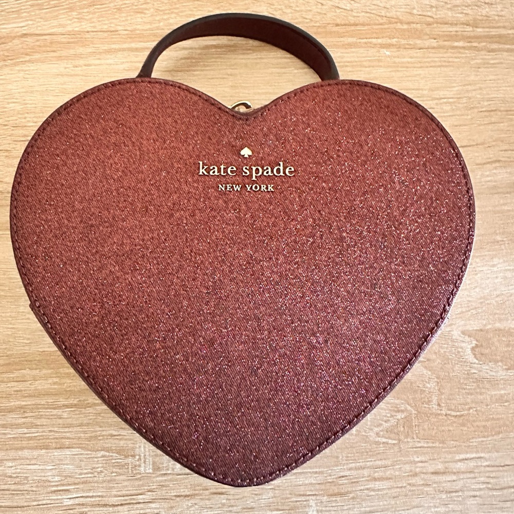 Kate Spade Love Shack Glitter Heart Purse Crossbody
